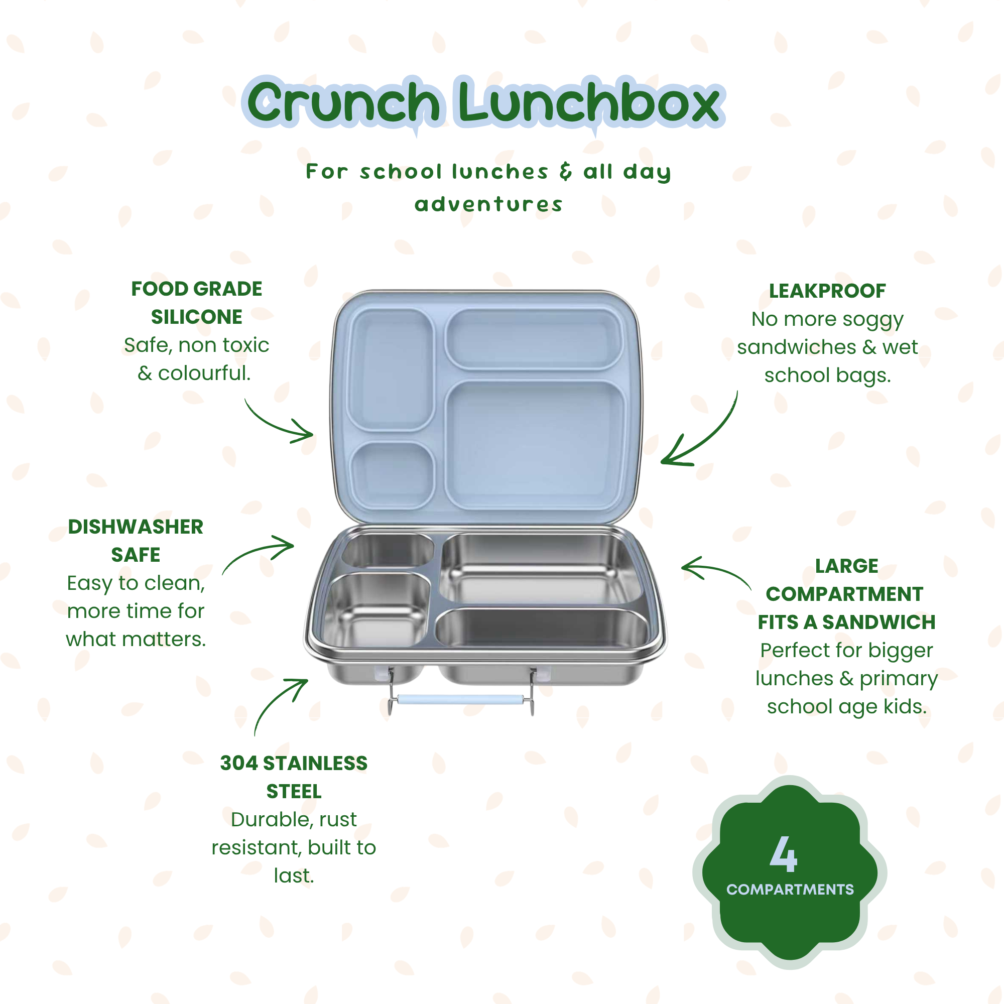 Lunchbox + Snackbox Bundle - Blueberry swirl - Save 10%