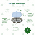 Load image into Gallery viewer, Lunchbox + Snackbox Bundle - Blueberry swirl - Save 10%
