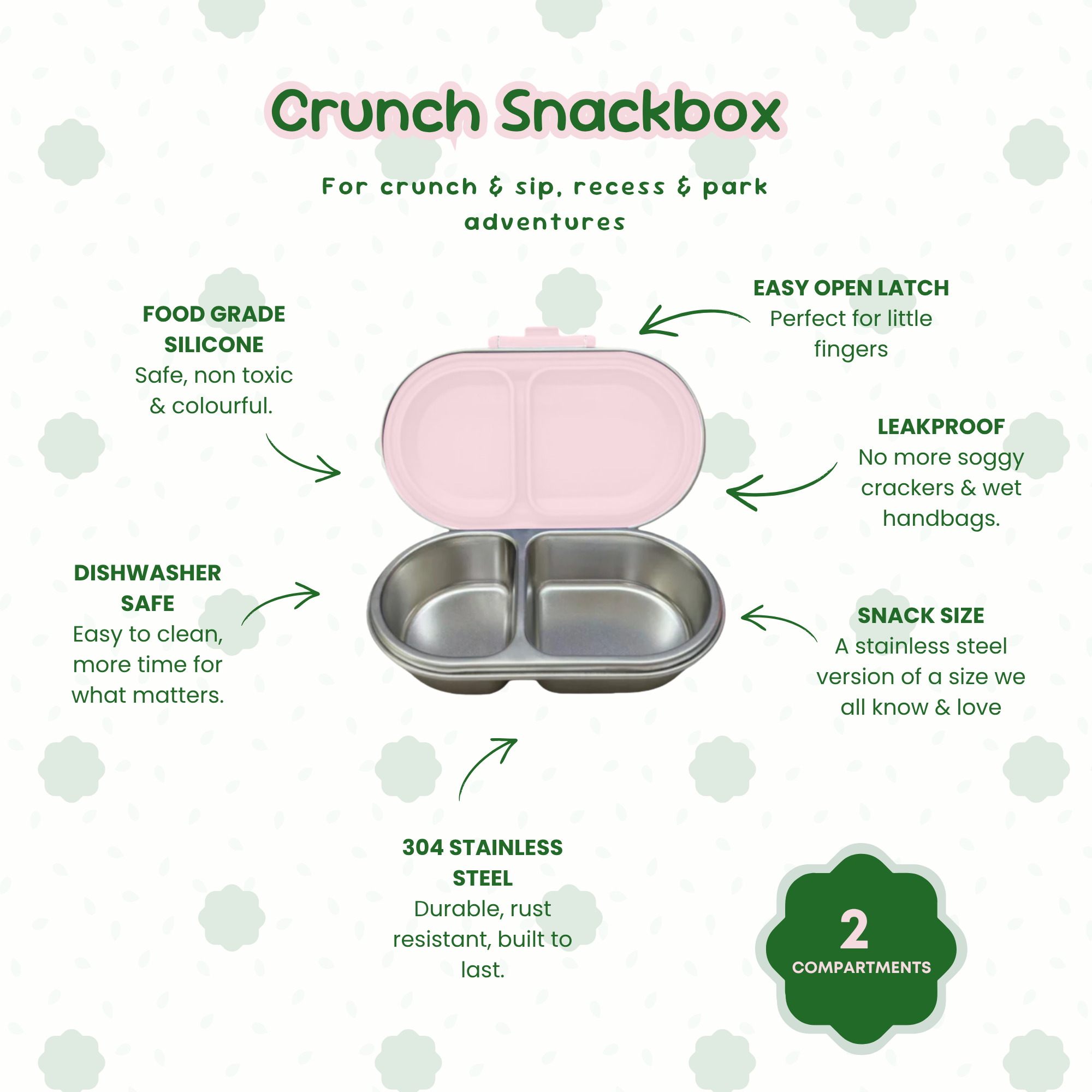 Lunchbox + Snackbox Bundle - Strawberry milk - Save 10%
